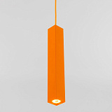 Светильник подвесной светодиодный Eurosvet 50154/1 LED оранжевый