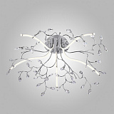 Люстра потолочная хрустальная светодиодная Eurosvet 90036/5 хром