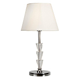 Настольная лампа декоративная iLamp T2424-1 Nickel