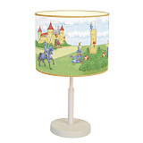 Настольная лампа с абажуром LuceSolara 1020/1L Lancelot