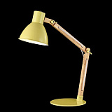 Настольная лампа с абажуром Maytoni MOD147-01-YE