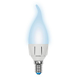 Лампа диммирующая Uniel LED-CW37 7W/4000K/E14/FR/DIM PLP01WH