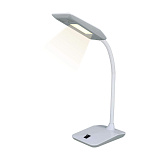 Настольная лампа офисная Uniel TLD-545 Grey-White/LED/350Lm/3500K