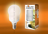 Лампа энергосберегающая Volpe CFL-G 45 220-240V 11W E14 2700K