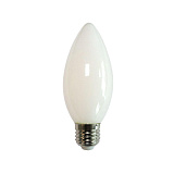 Лампа филаментная Volpe LED-C35-6W/4000K/E27/FR/SLF