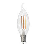 Лампа филаментная Volpe LED-CW35-6W/3000K/E14/CL/SLF