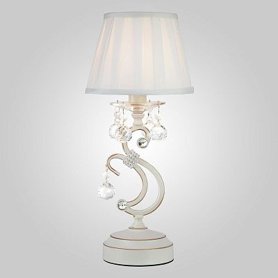 Настольная лампа декоративная Eurosvet 12075/1T белый Strotskis