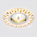 Точечный светильник встраиваемый Ambrella light D5533 W/GD