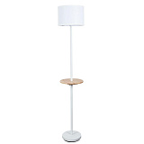 Торшер со столиком Arte Lamp A4056PN-1WH