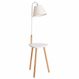 Торшер со столиком Arte Lamp A9201PN-1WH