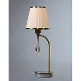 Настольная лампа с абажуром Brizzi MA 01625T/001 Bronze Cream