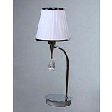 Настольная лампа с абажуром Brizzi MA 01625T/001 Chrome
