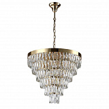 Люстра подвесная хрустальная Crystal Lux Abigail SP-PL15 D620 Gold/Transparent