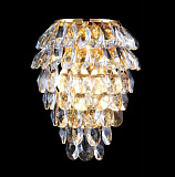 Светильник настенный галогеновый Crystal Lux Charme AP3 Gold/Transparent