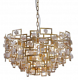 Люстра подвесная галогеновая Crystal Lux Diego SP9 D600 Gold