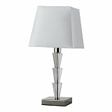 Настольная лампа декоративная Crystal Lux Marsela LG1 Nickel