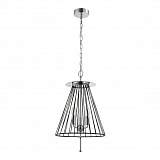 Люстра подвесная Crystal Lux Modesto SP3 Black/Chrome