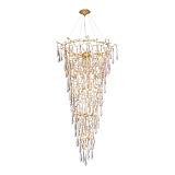 Люстра большая Crystal Lux Reina SP34 D1200 Gold Pearl