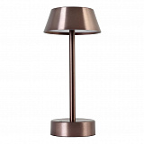 Настольная лампа декоративная Crystal Lux Santa LG1 Coffe