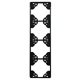 Рамка 4-постовая Efapel Apolo 5000 Standard черный 50942 TPT