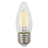 Лампа филаментная ЭРА F-LED B35-7W-827-E27