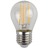 Лампа филаментная ЭРА F-LED P45-7W-827-E27