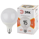 Лампа ЭРА LED G90-15W-2700K-E27