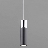 Светильник подвесной светодиодный Eurosvet 50135/1 LED хром/черный