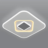 Светильник потолочный светодиодный Eurosvet 90218/1 белый/ серый с пультом д/у