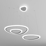 Светильник подвесной светодиодный Eurosvet 90230/3 серебро с пультом д/у