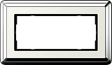 Рамка 2-модульная Gira ClassiX хром/кремовый 1002643