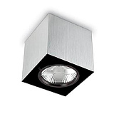 Светильник потолочный Ideal Lux Mood Pl1 D09 Square Alluminio