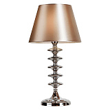 Настольная лампа декоративная iLamp T2406-1 Nickel