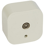Розетка TV Legrand Quteo слоновая кость 782245
