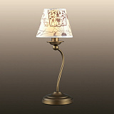Настольная лампа с абажуром Odeon Light 2769/1T