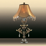 Настольная лампа с абажуром Odeon Light 2802/1T