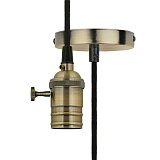 Светильник подвесной Uniel DLC-V-S24K/E27 TS/1M/BL Bronze
