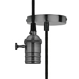 Светильник подвесной Uniel DLC-V-S24K/E27 TS/1M/BL Pearl Black