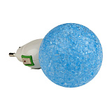Светильник ночник светодиодный Uniel DTL-309-Шар/Blue/1LED/0,1W