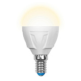 Лампа диммирующая Uniel LED-G45-6W/WW/E14/FR/DIM PLP01WH
