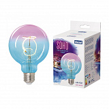 Лампа декоративная Uniel LED-SF01-4W/Soho/E27/CW BLue/Wine GLS77TR