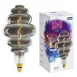Лампа декоративная Uniel LED-SF40-5W/Soho/E27/CW Chrome/Smoke GLS77CR