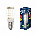 Лампа Uniel LED-Y16-4W/WW/E14/CL PLZ04WH