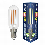 Лампа техническая Uniel LED-Y25-5W/3000K/E14/CL GLZ04TR