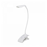 Настольная лампа прищепка Uniel TLD-533 White/LED/250Lm/5500K/Dimmer