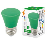 Лампа декоративная Volpe LED-D45-1W/GREEN/E27/FR/С BELL