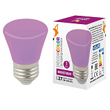 Лампа декоративная Volpe LED-D45-1W/PURPLE/E27/FR/С BELL
