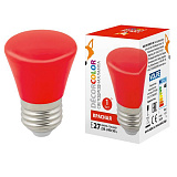 Лампа декоративная Volpe LED-D45-1W/RED/E27/FR/С BELL