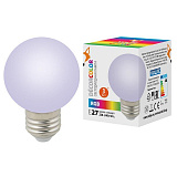 Лампа декоративная Volpe LED-G60-3W/RGB/E27/FR/С