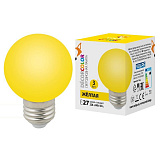 Лампа декоративная Volpe LED-G60-3W/Yellow/E27/FR/С